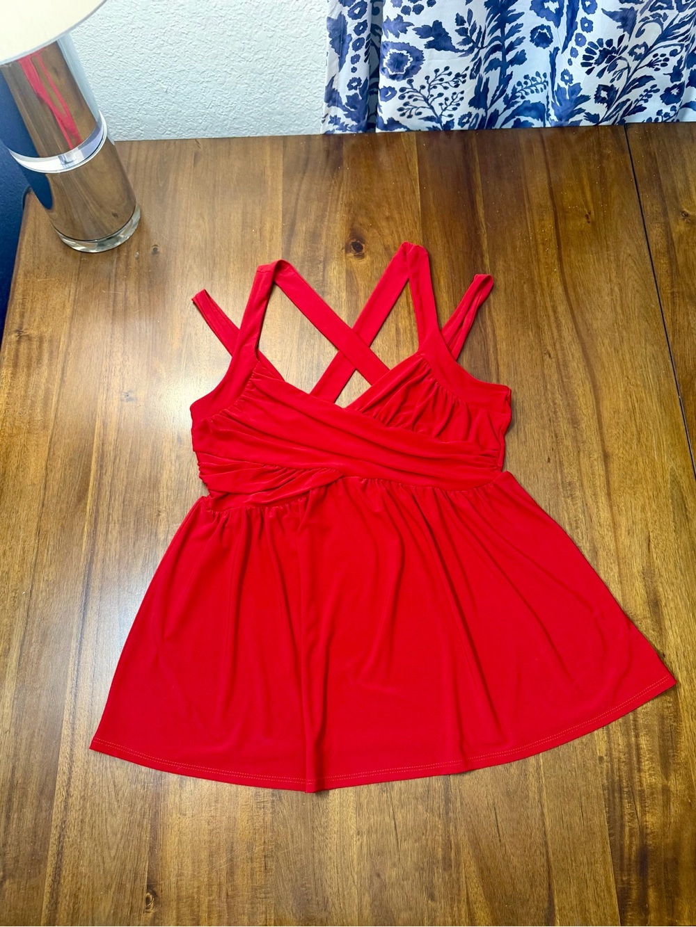 Torrid Crisscross Red Tank Top